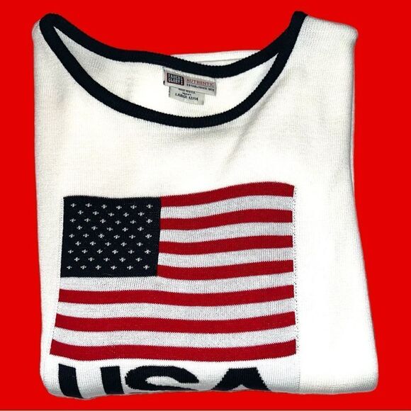 Faded Glory vintage white acrylic sweater ! - Picture 7 of 9